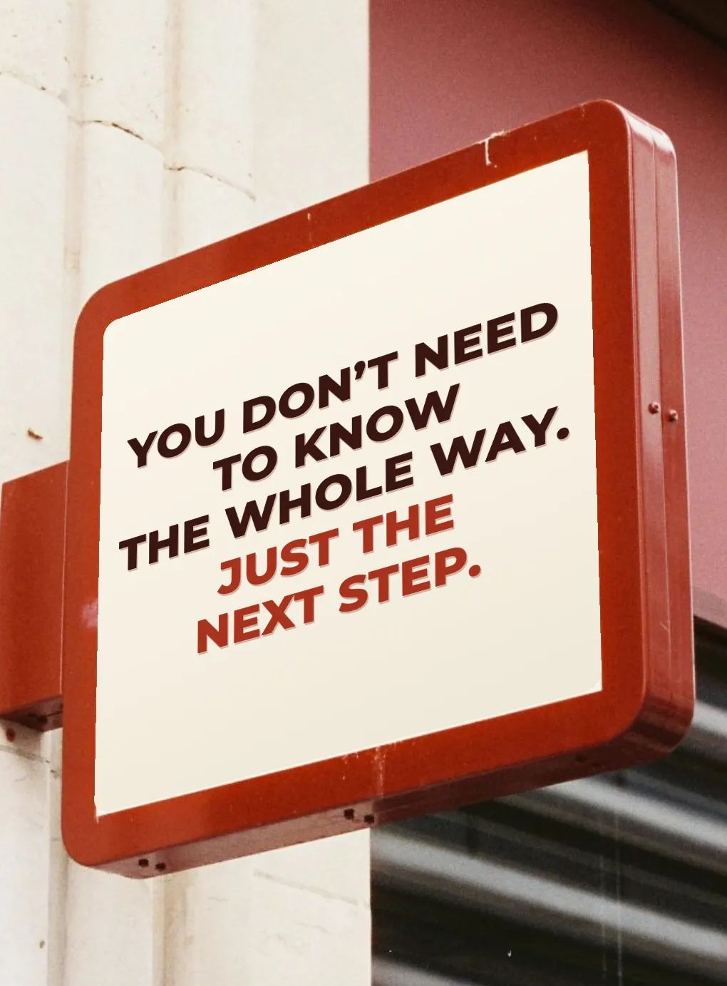 Iškaba: You don’t need to know the whole way. Just the next step.
